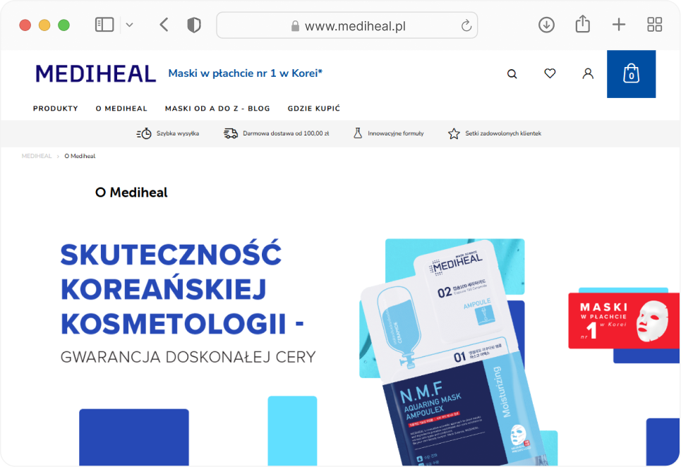 Obraz Strony internetowe dedykowane markom